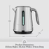 Sage the Soft Top Luxe Kettle in Brushed Stainless Steel - BKE735BSSUK
