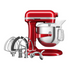 KitchenAid Artisan 6.6L Bowl-Lift Stand Mixer in Candy Apple - 5KSM70SHXBCA