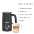 Dualit Milk Frother Max in Black