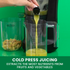 Omega Big Mouth Cold Press Slow Juicer in Black
