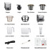 Hurom H80ST Pure Press Self-Feeding Slow Juicer in Matte Black
