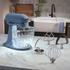 KitchenAid Artisan Plus Design Series Luminaire 4.7L Stand Mixer in Blue Peppercorn With Glass Bowl - 5KSM50GSVBBP