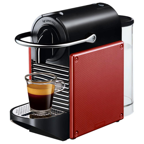 Magimix Nespresso Pixie Coffee Machine in Red | Juicers.ie