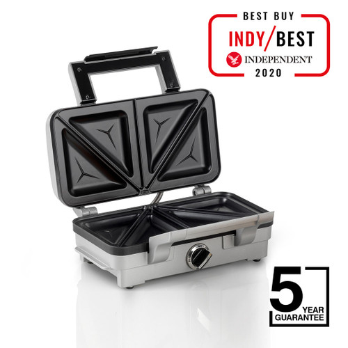Cuisinart Overstuffed Toasted Sandwich Maker GRSM1U in Silver Juicers.ie