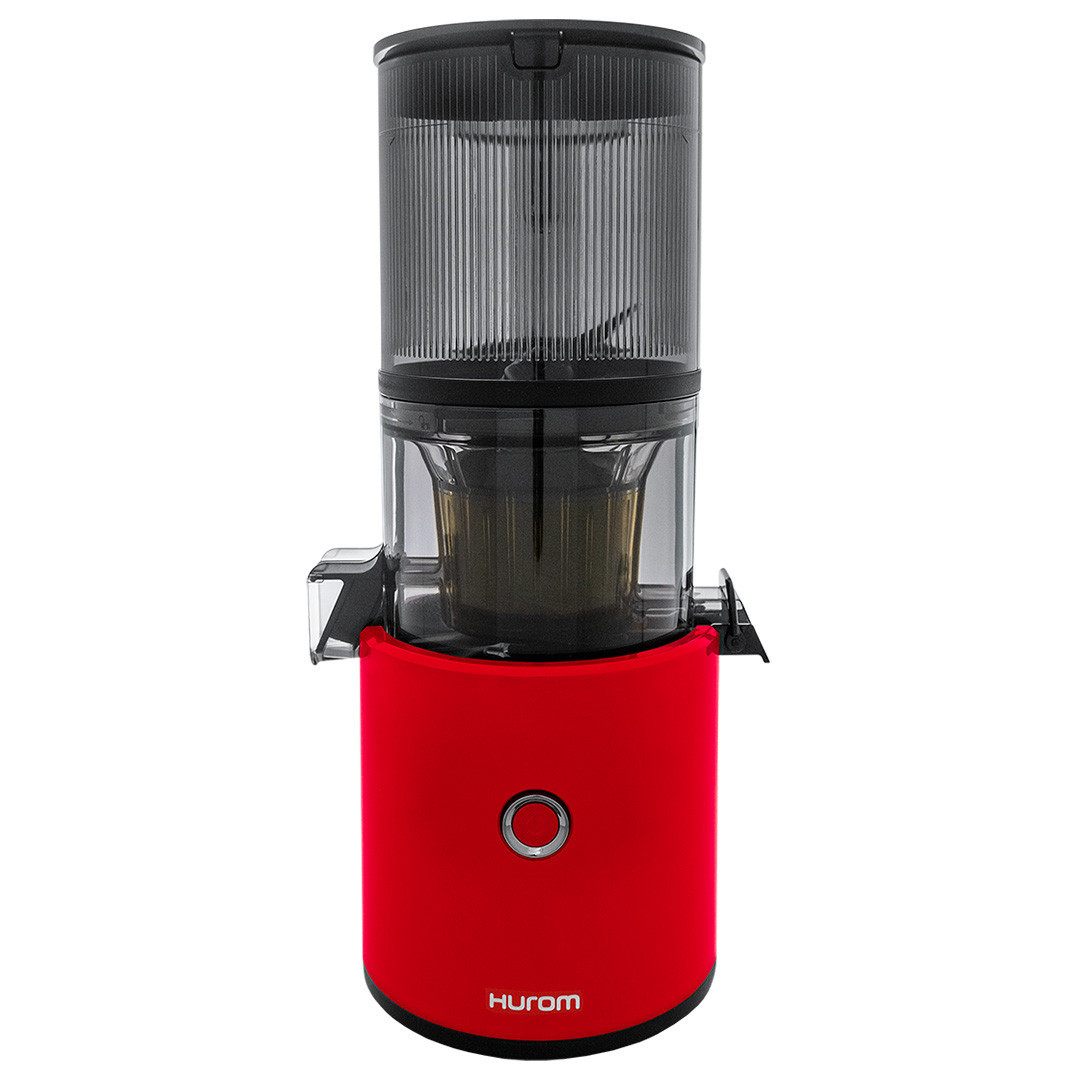 Hurom H300 Self-Feeding Slow Juicer in Red
