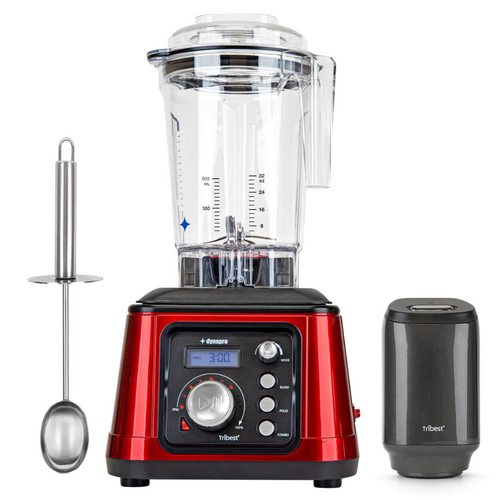 Dynapro Commercial High-Speed Vacuum Blender By Tribest In Red