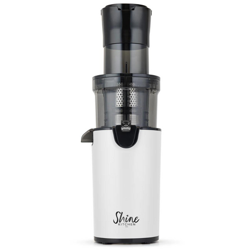 Shine Kitchen CO. Easy Cold Press Juicer With XL Feed Chute By Tribest In White