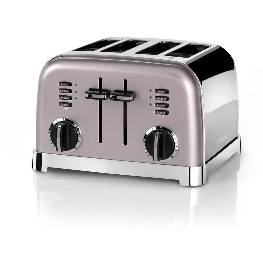 Cuisinart 4 Slice Toaster in Vintage Rose - CPT180PU