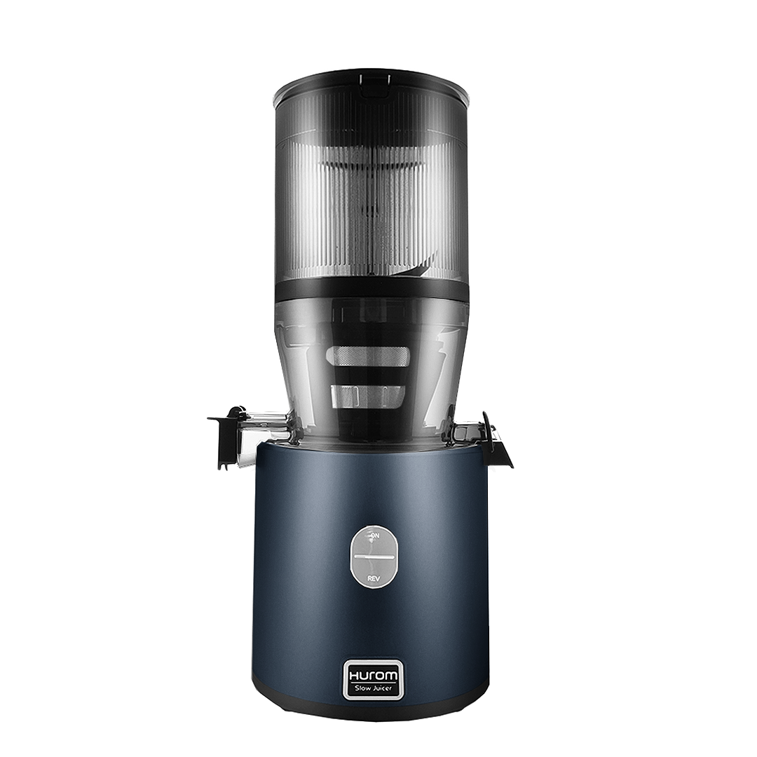 Hurom H330P Self-Feeding Juicer in Deep Blue