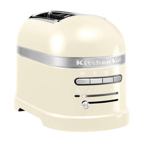 Kitchenaid Rectangular Toaster KitchenAid 2-Slot Artisan Toaster in Almond Cream | Juicers.ie