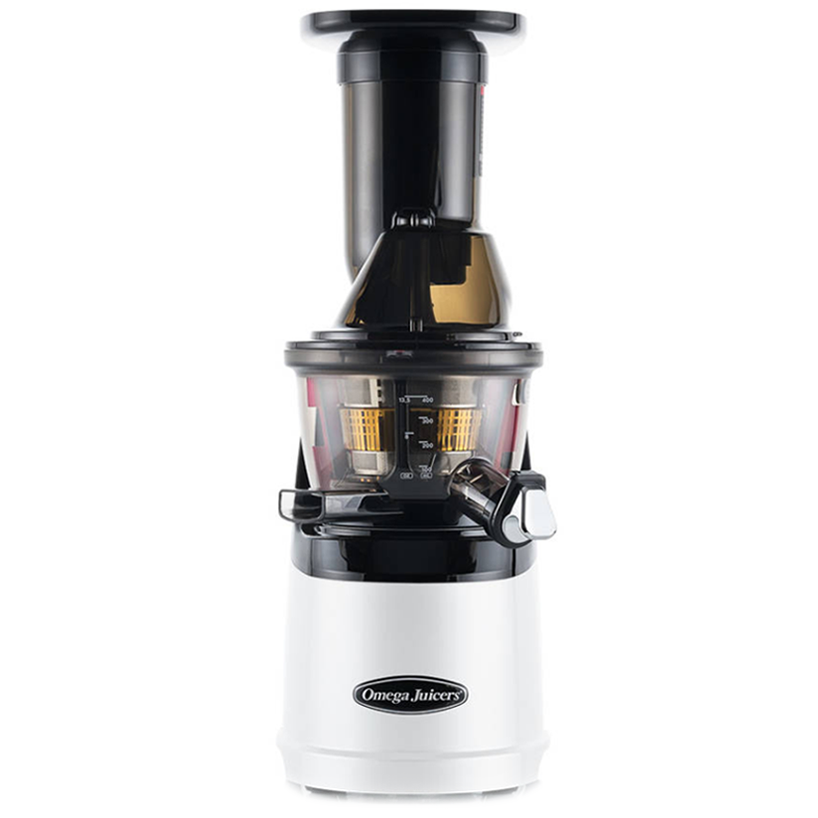 Omega MMV702 Wide Feed Slow Juicer in Silver