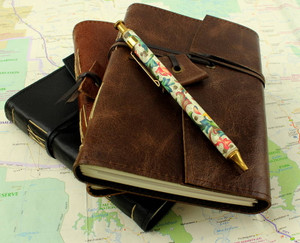 A6 leather journals  - the perfect travelling companion.