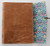 Handstitched A5 leather journal, lined with Liberty of London fabric.