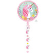 Magical Unicorn Drop a Line Jumbo Balloon, Ribbon and Weight