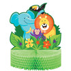 Jungle Safari Honeycomb Table Centrepiece - 28cm x 23cm