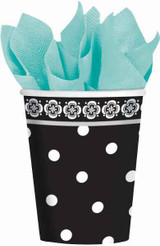 Damask & Dots Paper Cups - Pack of 18