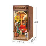 Rolife Bookstore DIY Book Nook Shelf Insert Kit