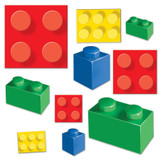 Lego Inspired Building Block Party Cutouts - Pack of 20 Lego Inspired Building Block Party Cutouts - Pack of 20