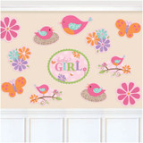 Tweet Baby Girl Cut Outs - 12 Pieces Tweet Baby Girl Cut Outs - 12 Pieces