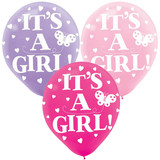 It's a Girl 30.4 cm Latex Balloons - 15 Pack It's a Girl 30.4 cm Latex Balloons - 15 Pack