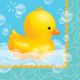 Bubble Bath Baby Lunch Napkins - Pack of 16 Bubble Bath Baby Lunch Napkins - Pack of 16