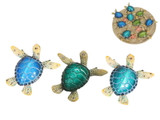 Turtle Ornament - 3 Assorted Designs Turtle Ornament - 3 Assorted Designs