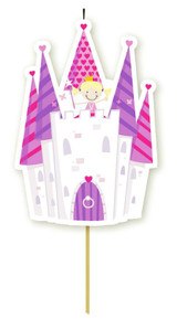 Princess Castle Single Party Candle