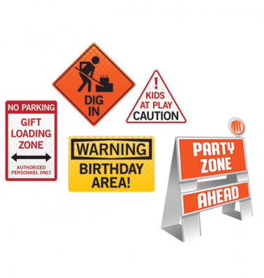 Big Dig Construction Decoration Kit
