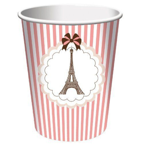 Parisienne Paper Cups - Pack of 8