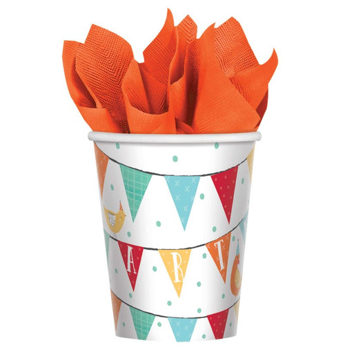 Barnyard Farm Animal Birthday Paper Cups - 8 Pack