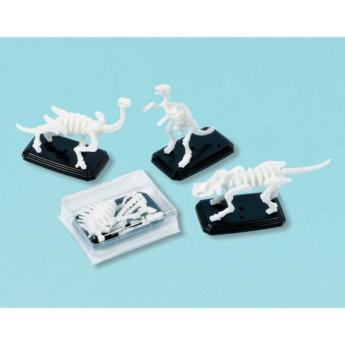 Dinosaur Fossils 3D Puzzle Favours - 12 Pack