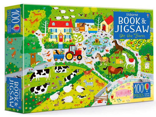 Usborne On the Farm Book & Jigsaw
