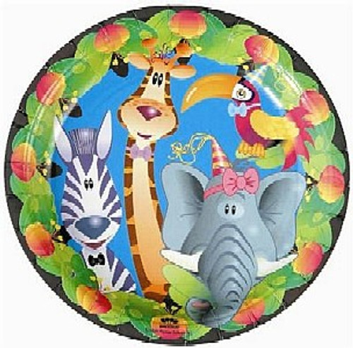 Jungle Party 23 cm Dinner Plates - 8 pack