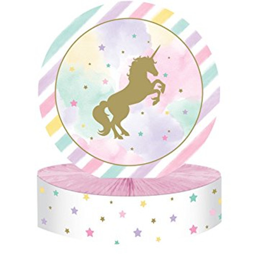 Unicorn Sparkle Honeycomb Centrepiece - 22.8cm x 30.4cm