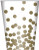 Celebrate Gold and White Party Paper Cups- 8 Pack