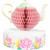 Floral Tea Party Centrepiece - 24.3cm x 25.4 cm