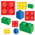 Lego Inspired Building Block Party Cutouts - Pack of 20