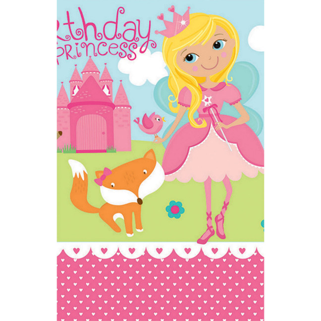 Woodland Princess  Plastic Tablecover - 1.37m x 2.43m