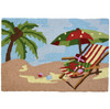 Christmas at The Beach Christmas Rug Holiday Rug 20 x 30 Jellybean Accent Rug