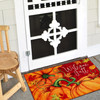 Pumpkin Harvest Olivia's Home Accent Rug Fall Themed Seasonal Washable Rug 22" x 32"