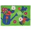 Bluebirds & Watering Can Bird Themed Jellybean Accent Rug 20" x 30"