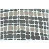 Fractured Waves Simple Spaces Accent  / Runner Rug