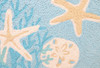 Jellybean Coral Fan & Starfish 20"x30" Washable Accent Rug