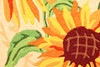 Jellybean State Fair Sunflowers 20"x30" Washable Accent Rug