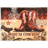 Ride 'Em Cowboy Olivia's Home Accent Washable Rug 22" x 32"