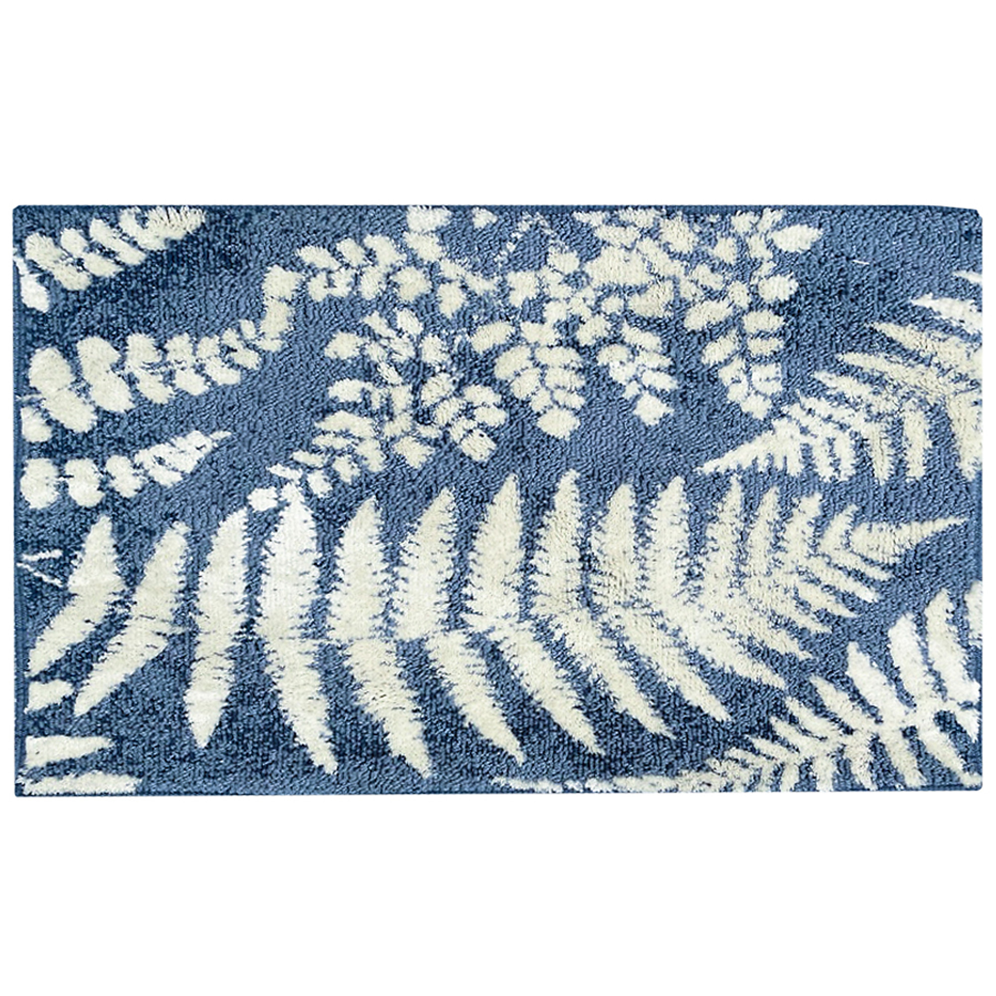 Wandering Ferns Simple Spaces Foliage Accent Rug with Leaves / Runner Rug