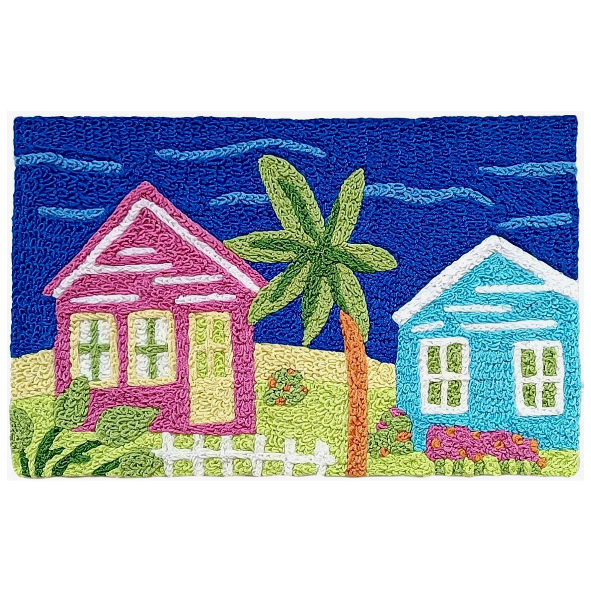 The Tropics Jellybean Accent Coastal Rug 20" x 30"