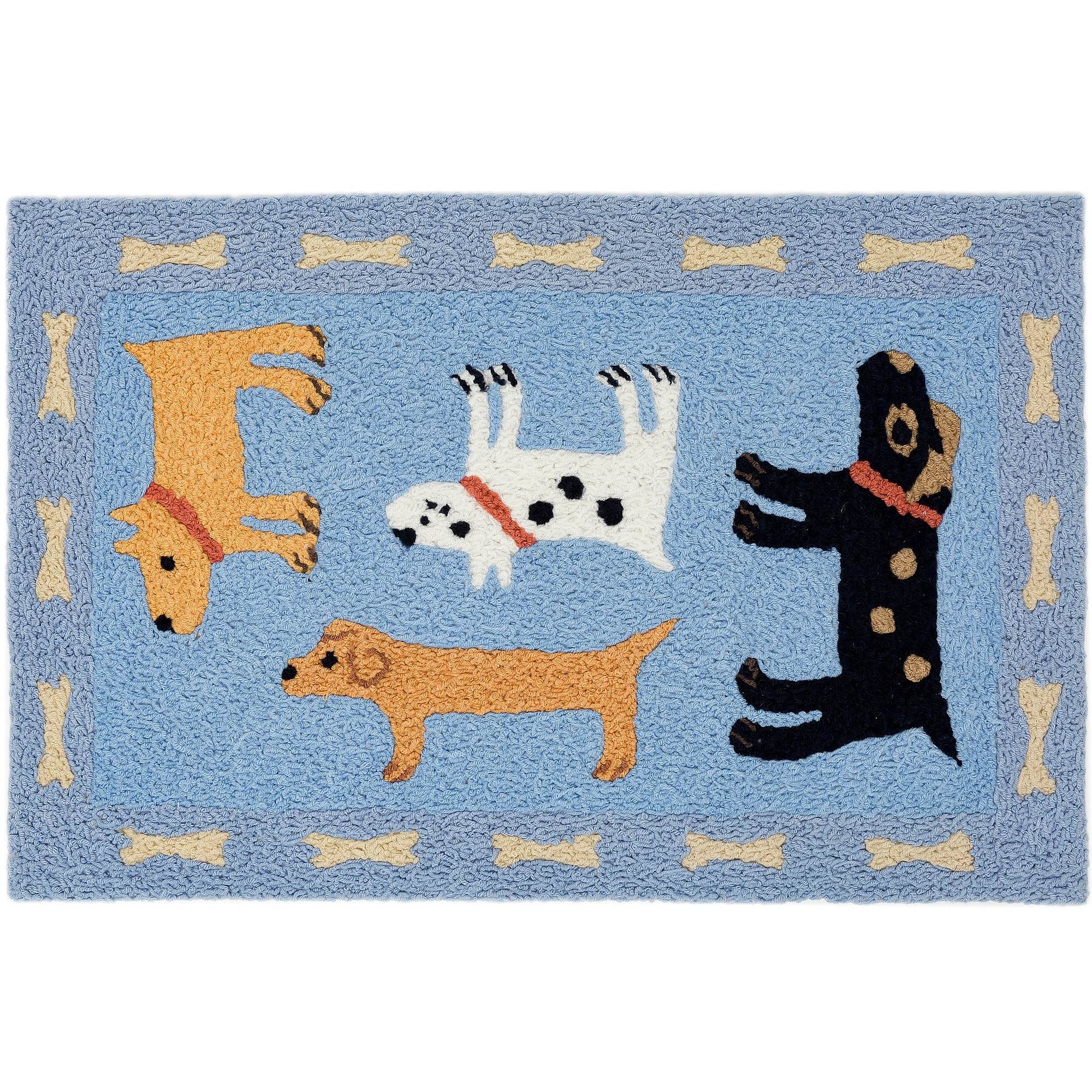 Jellybean Woof Woof 20x30 Washable Accent Rug