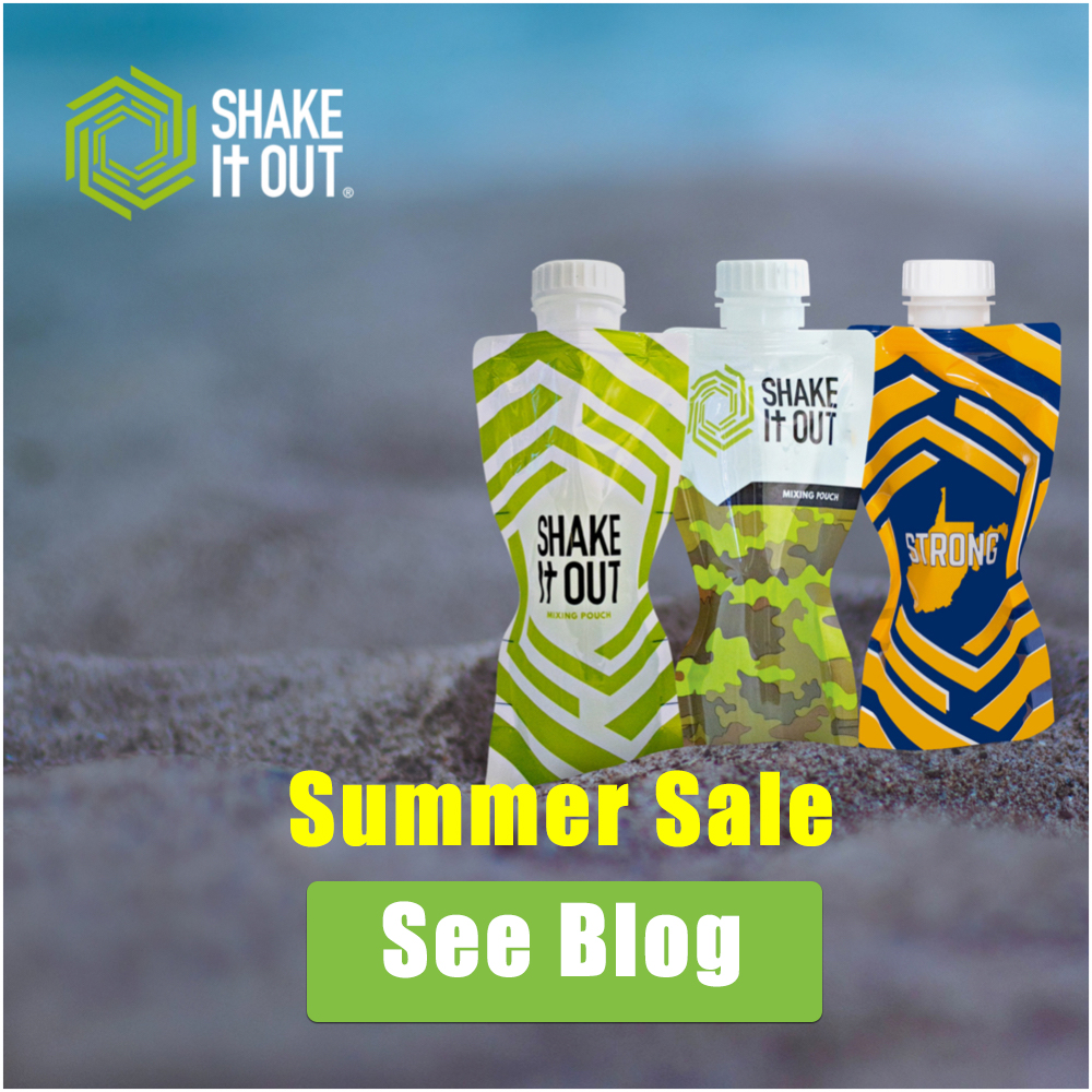 Fitness Flasks on the beach