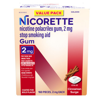 2mg Nicotine Gum Cinnamon Surge (160 Ct)